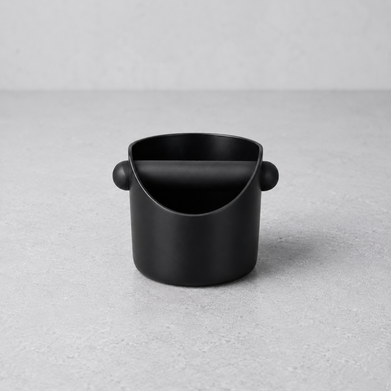 Abschlagbox für Siebträger & Espressomaschinen – Kaffeesatzbehälter mit Silikon-Abschlagstab