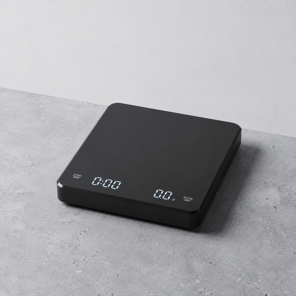 Espressowaage mit Timer – 0,1 g Präzision