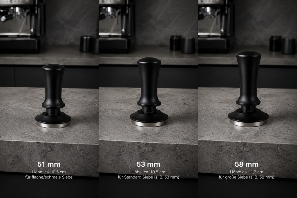 Espresso Tamper druckregulierend